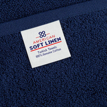 Cargar imagen en el visor de la galería, Set 6 Toallas de Baño Navy Blue-The Rack Store