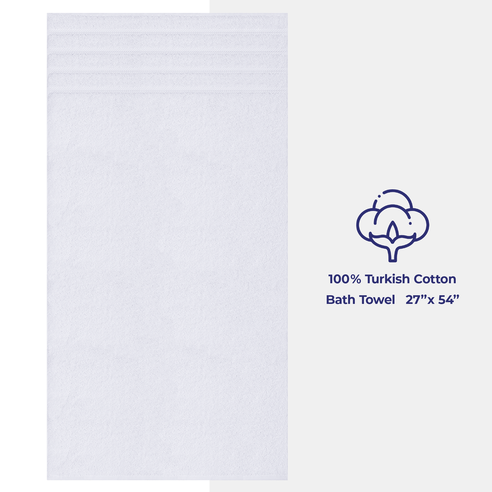 Toalla de Baño Unitaria 69x137cm Blanco