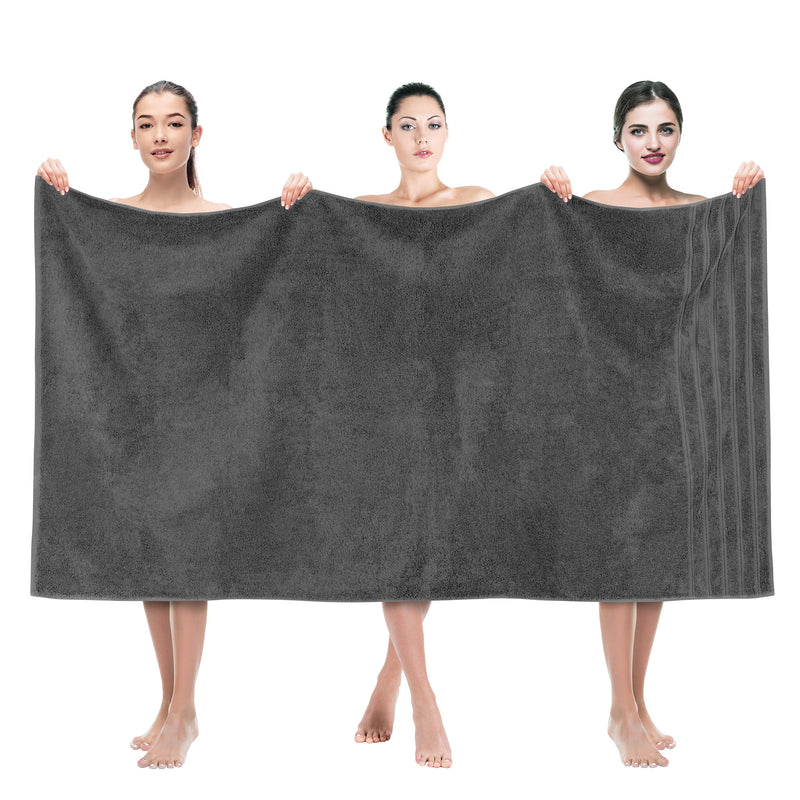 Toallon de Baño Jumbo Premium 88x177 cm Gris