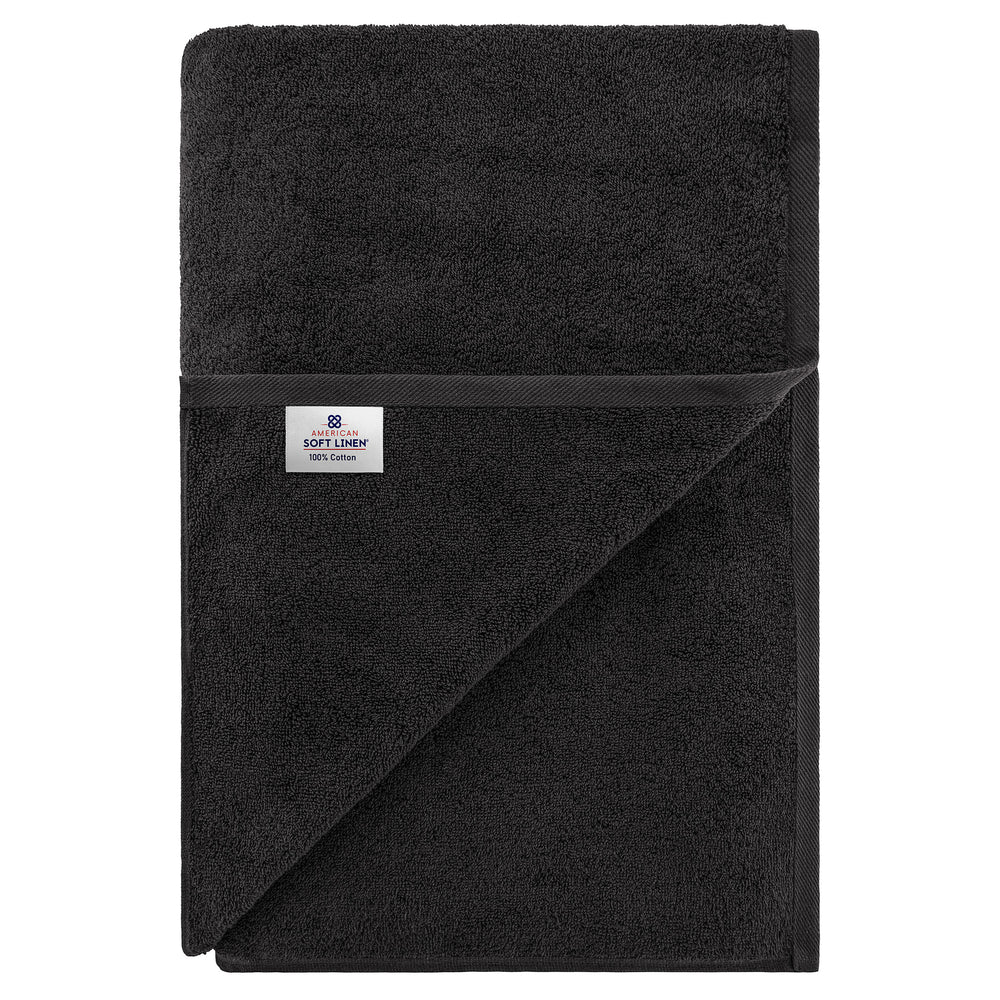 Toallon de Baño Premium 101x202 cm Negro