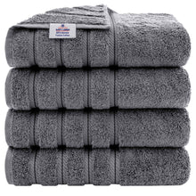 Cargar imagen en el visor de la galería, Set 4 Toallas de Baño Gris-The Rack Store
