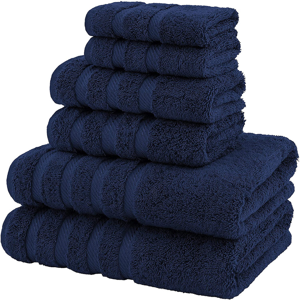 Set 6 Toallas de Baño Navy Blue-The Rack Store