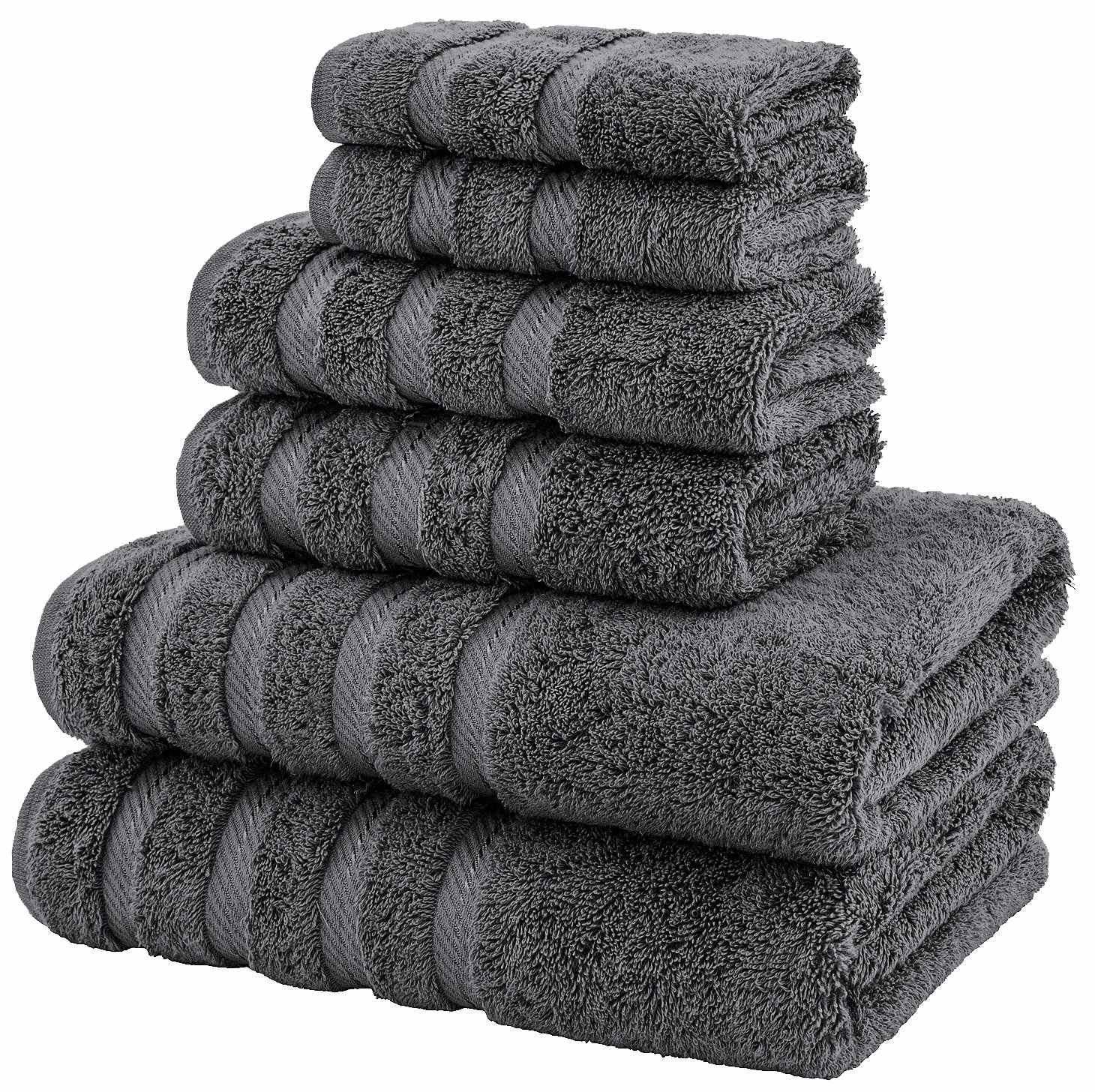 Set 6 Toallas de Baño Grey-The Rack Store