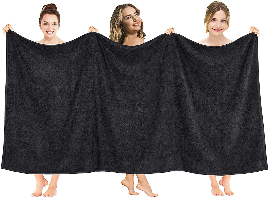 Toallon de Baño Premium 101x202 cm Negro