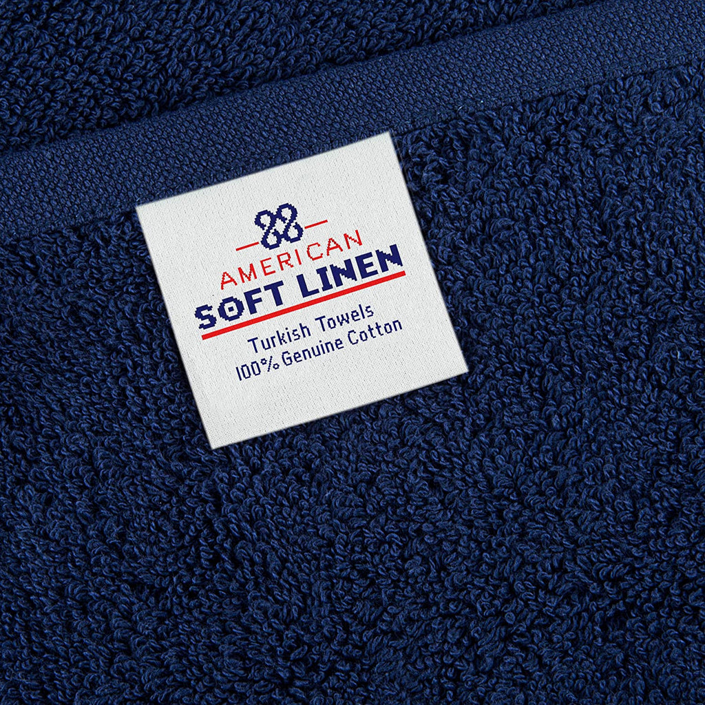 Set 6 Toallas de Baño Navy Blue-The Rack Store